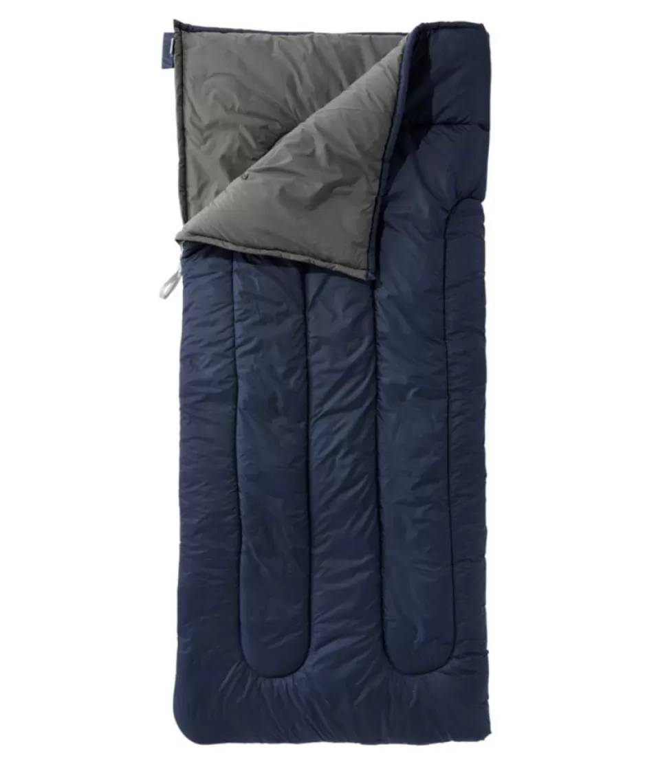 Clearance "Adults' Camp Sleeping Bag, Cotton-Blend-Lined 40°F" Camping & Hiking