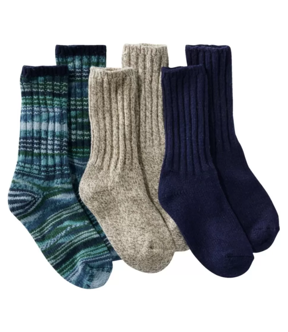 Shop "Adults' Merino Wool Ragg Socks Gift Set, 3-Pack" Accessories | Socks