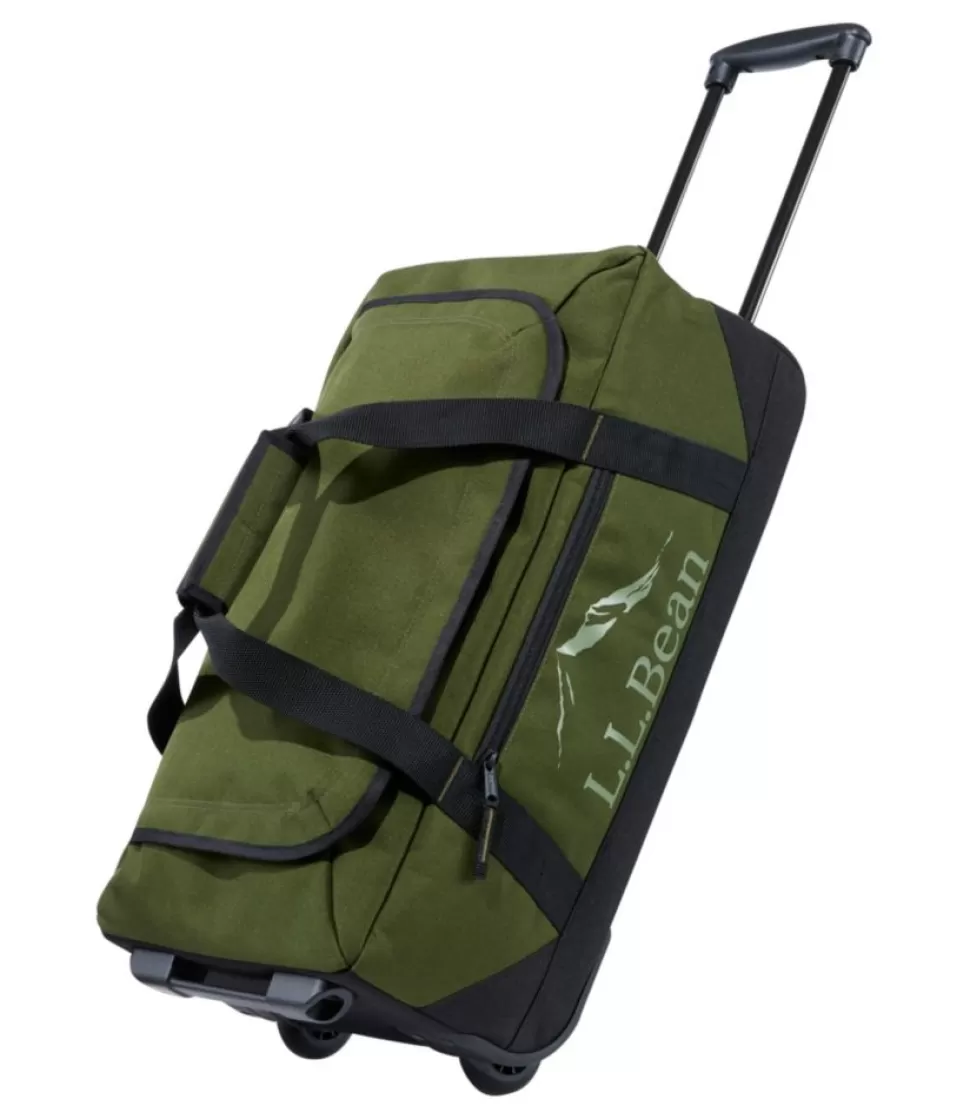 Clearance "Adventure Rolling Duffle Bag, Medium, 40L, Mountain Logo" Luggage & Duffle Bags