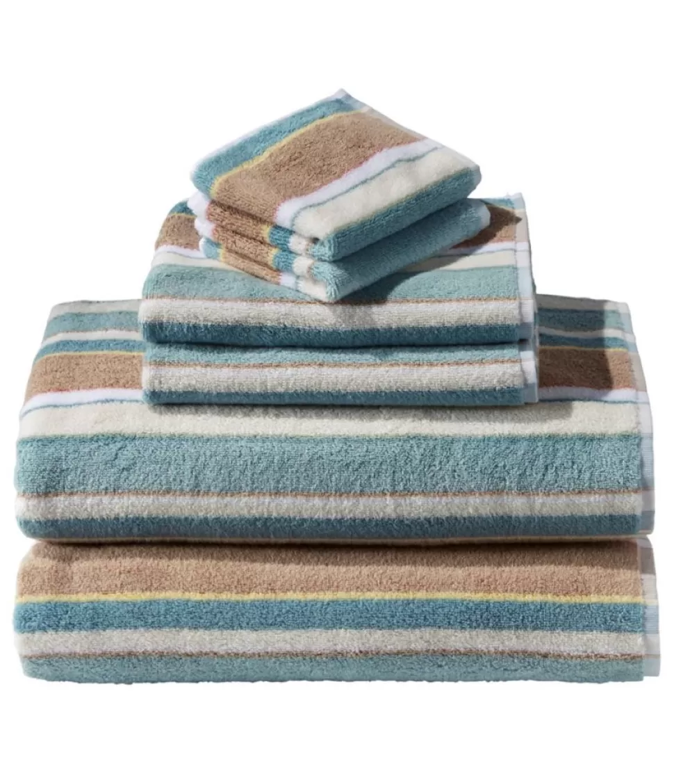 Shop "Bean's Organic Cotton Towel Set, Stripe" Bath