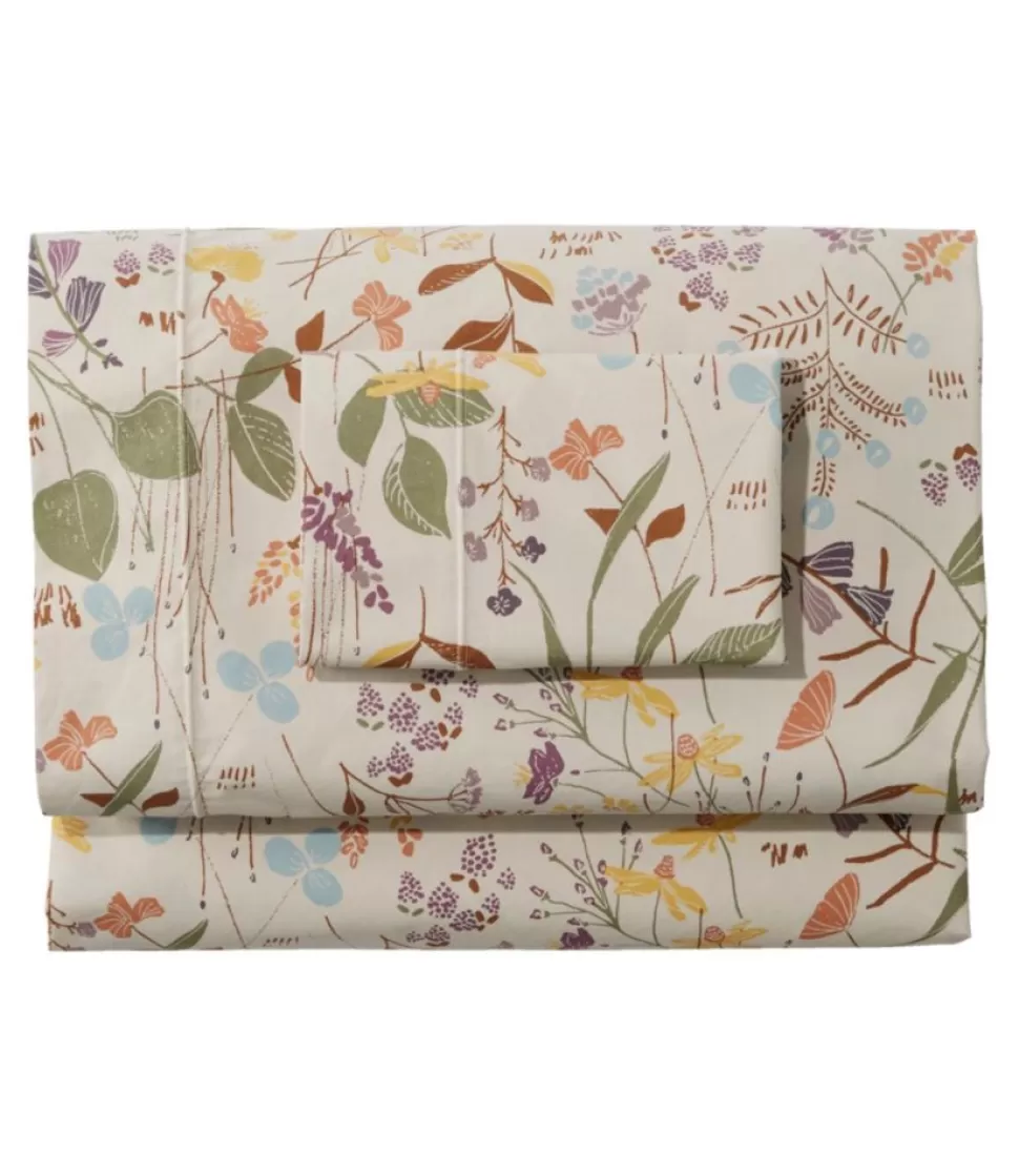 Hot "Birch Floral Percale Sheet Collection" Bedding