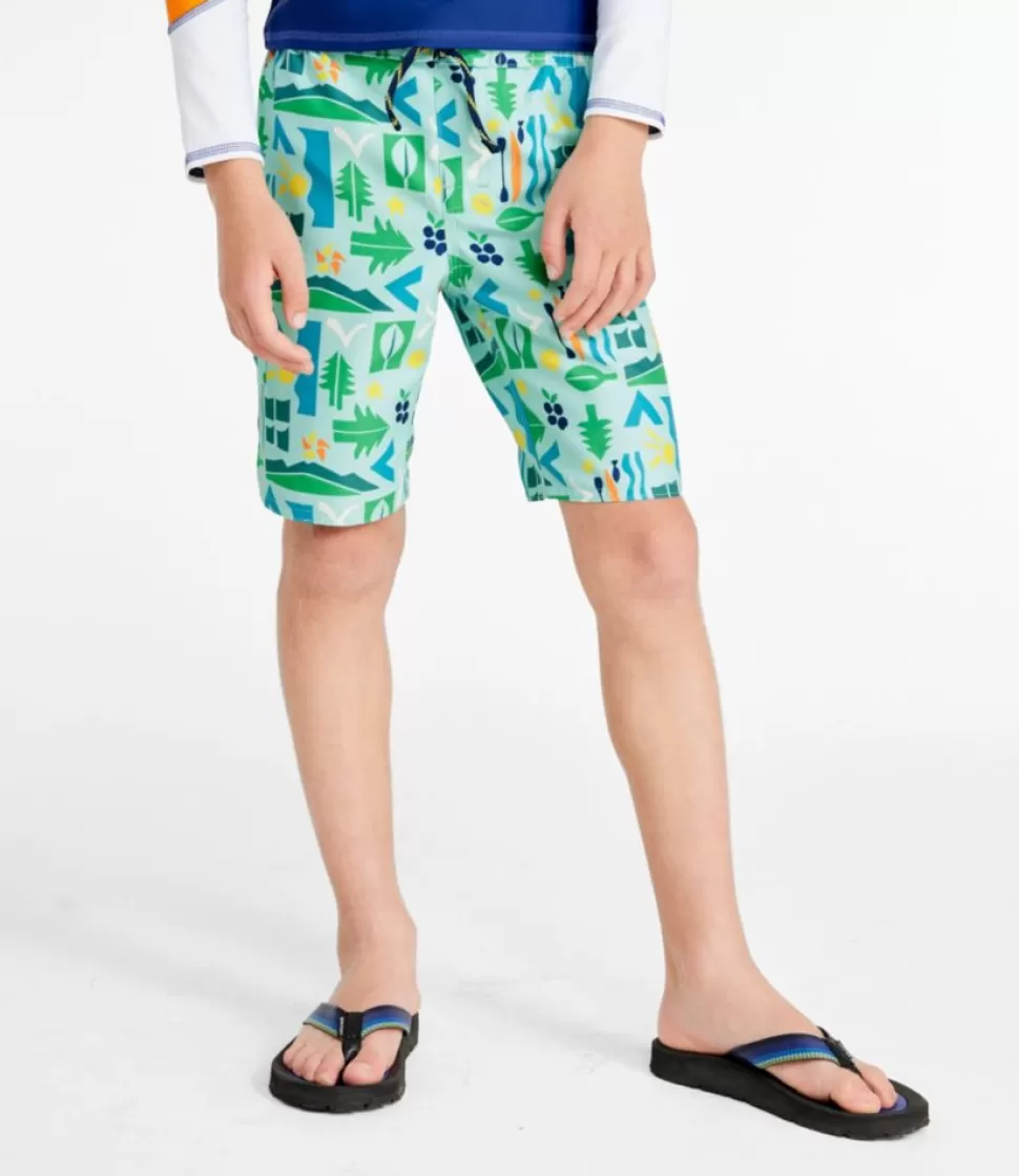 Hot "Boys' BeanSport Swim Shorts, Print" Kids Bottoms | Swimwear