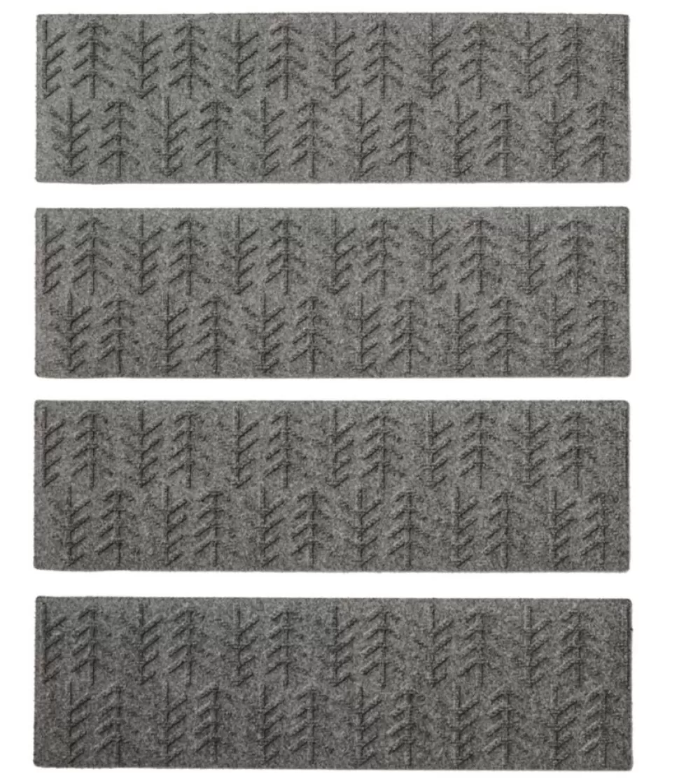 Fashion "Everyspace Recycled Waterhog Mat, Stair Treads, Set of Four, Trees" Rugs & Mats