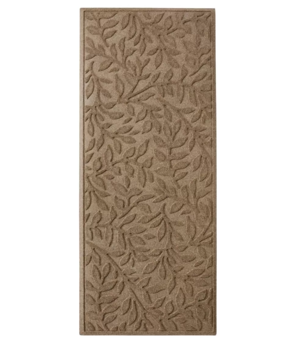 Clearance "Heavyweight Recycled Waterhog Mat Runner, Woodland Leaf" Rugs & Mats