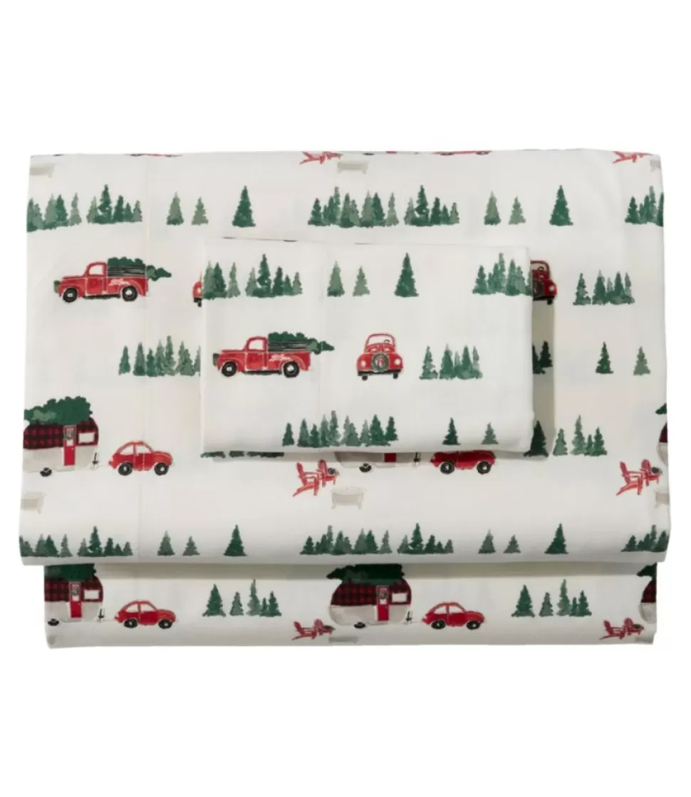 Discount "Holiday Flannel Sheet Set" Bedding | Holiday