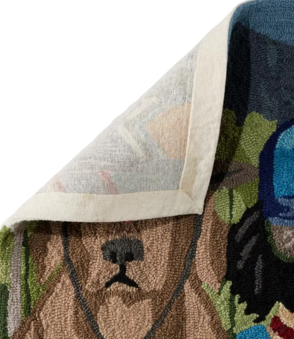 Fashion "Indoor/Outdoor Vacationland Runner, Paddle Sports Dogs" Rugs & Mats | Backyard & Patio
