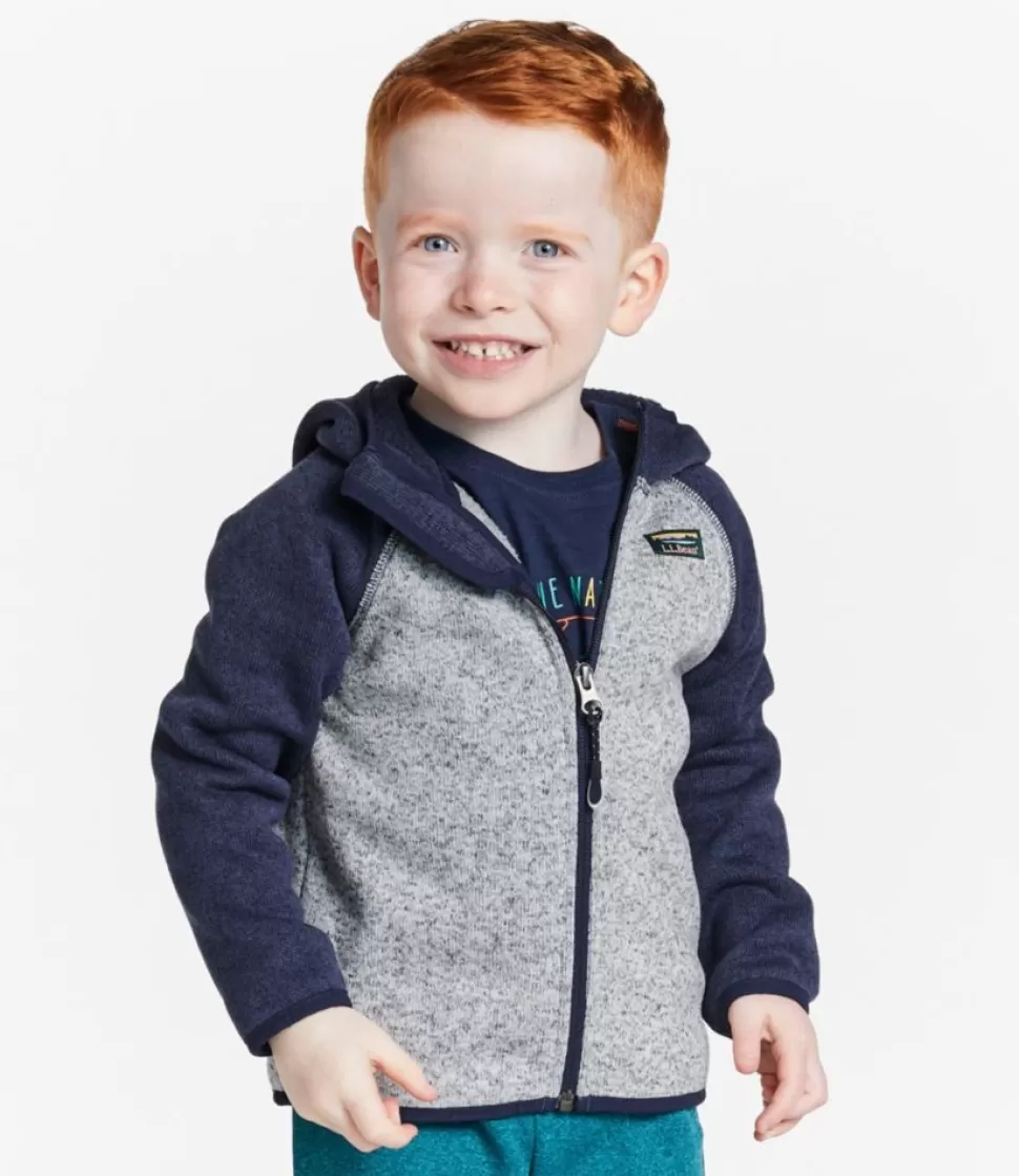 New "Infants' and Toddlers' Sweater Fleece, Hooded Colorblock" Kids Tops | Jackets & Vests