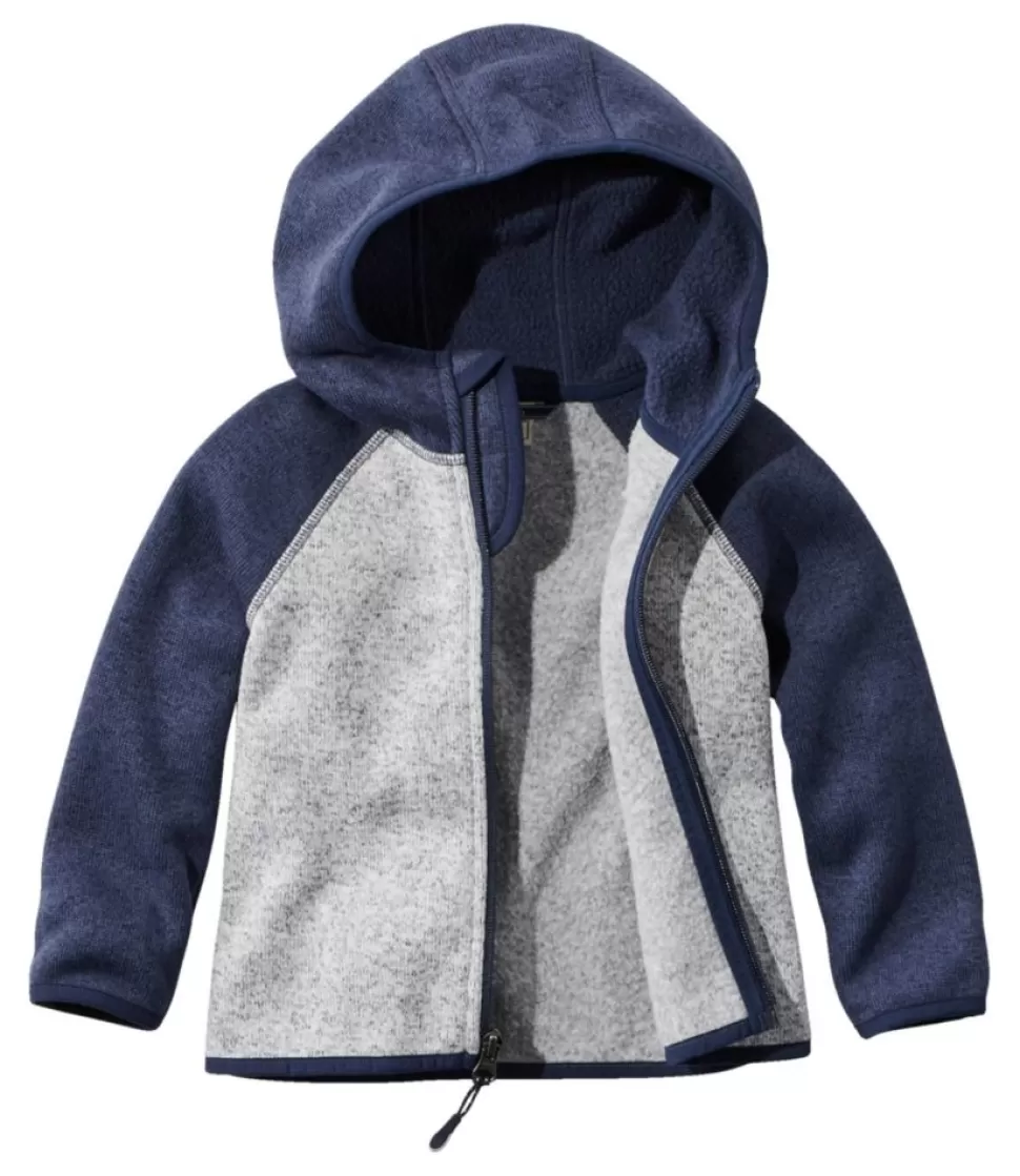 New "Infants' and Toddlers' Sweater Fleece, Hooded Colorblock" Kids Tops | Jackets & Vests