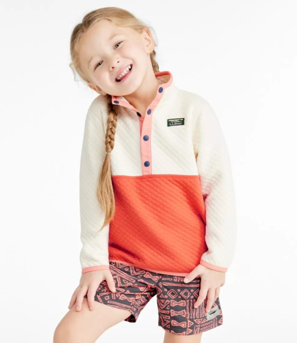 Sale "Infants' and Toddlers' Quilted Quarter-Snap Pullover, Colorblock" Kids Tops | Toddler & Baby