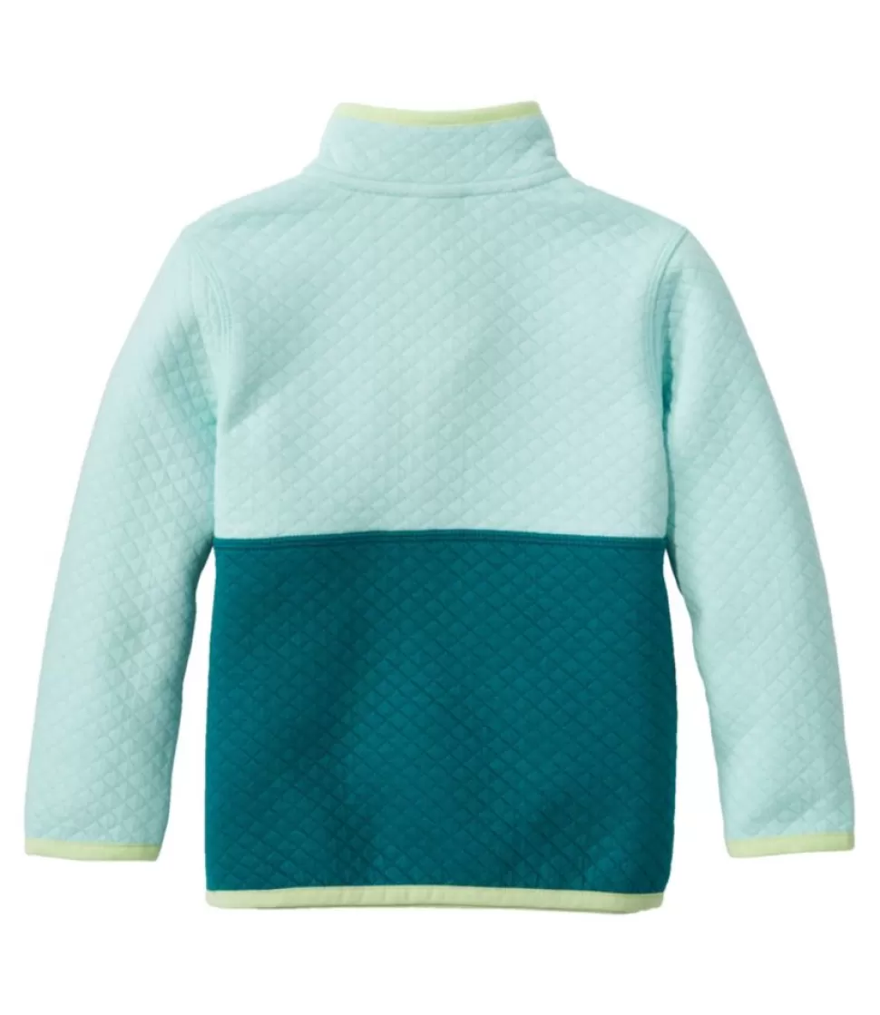 Sale "Infants' and Toddlers' Quilted Quarter-Snap Pullover, Colorblock" Kids Tops | Toddler & Baby