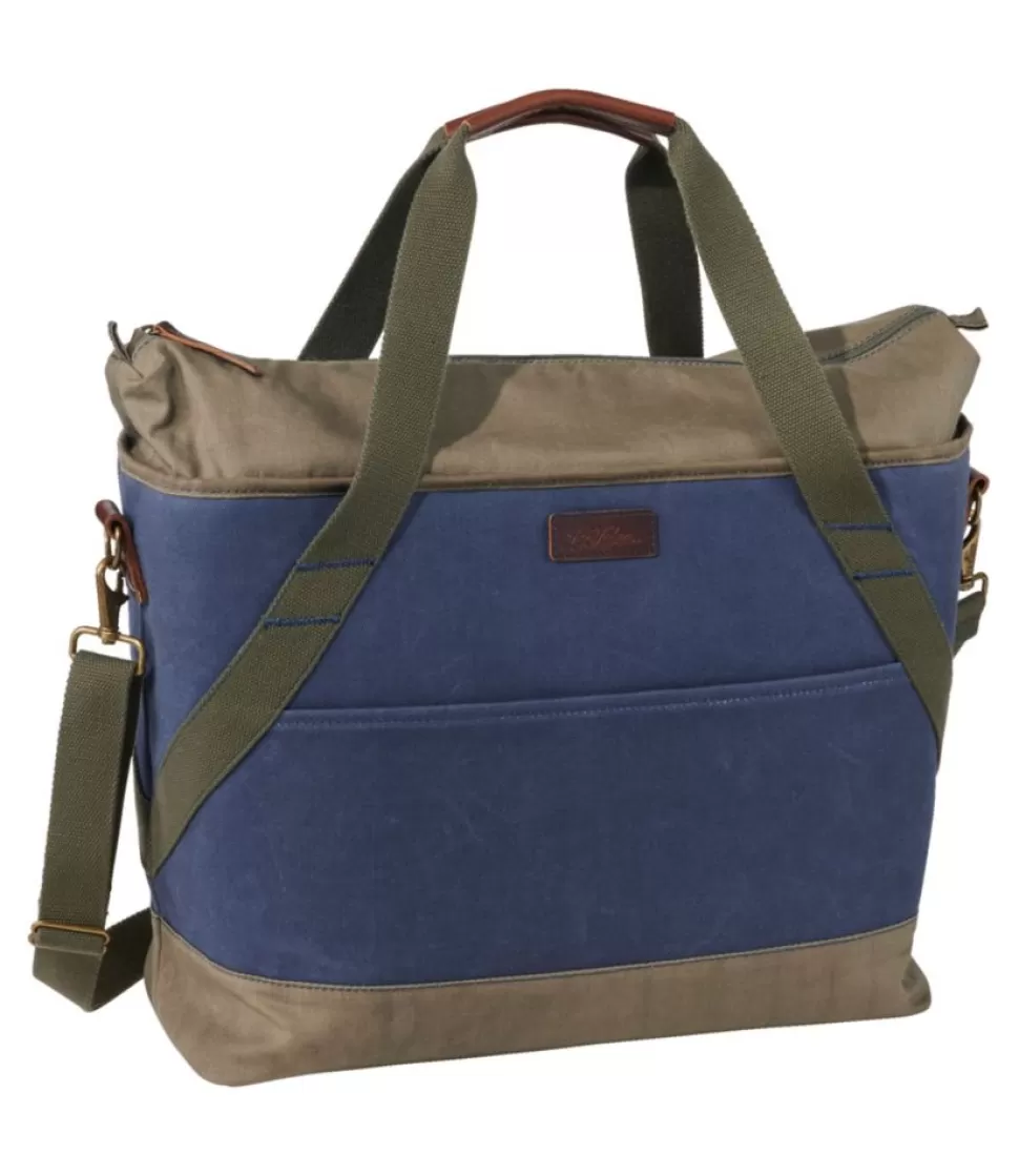 Discount "Insulated Waxed-Canvas Tote, Large" Camping & Hiking | Outdoor Accessories