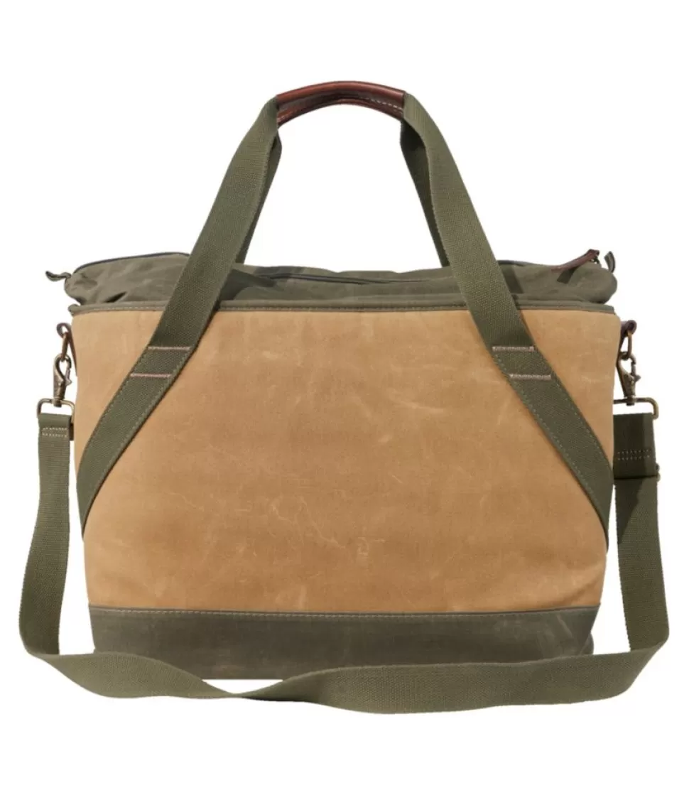 Discount "Insulated Waxed-Canvas Tote, Large" Camping & Hiking | Outdoor Accessories