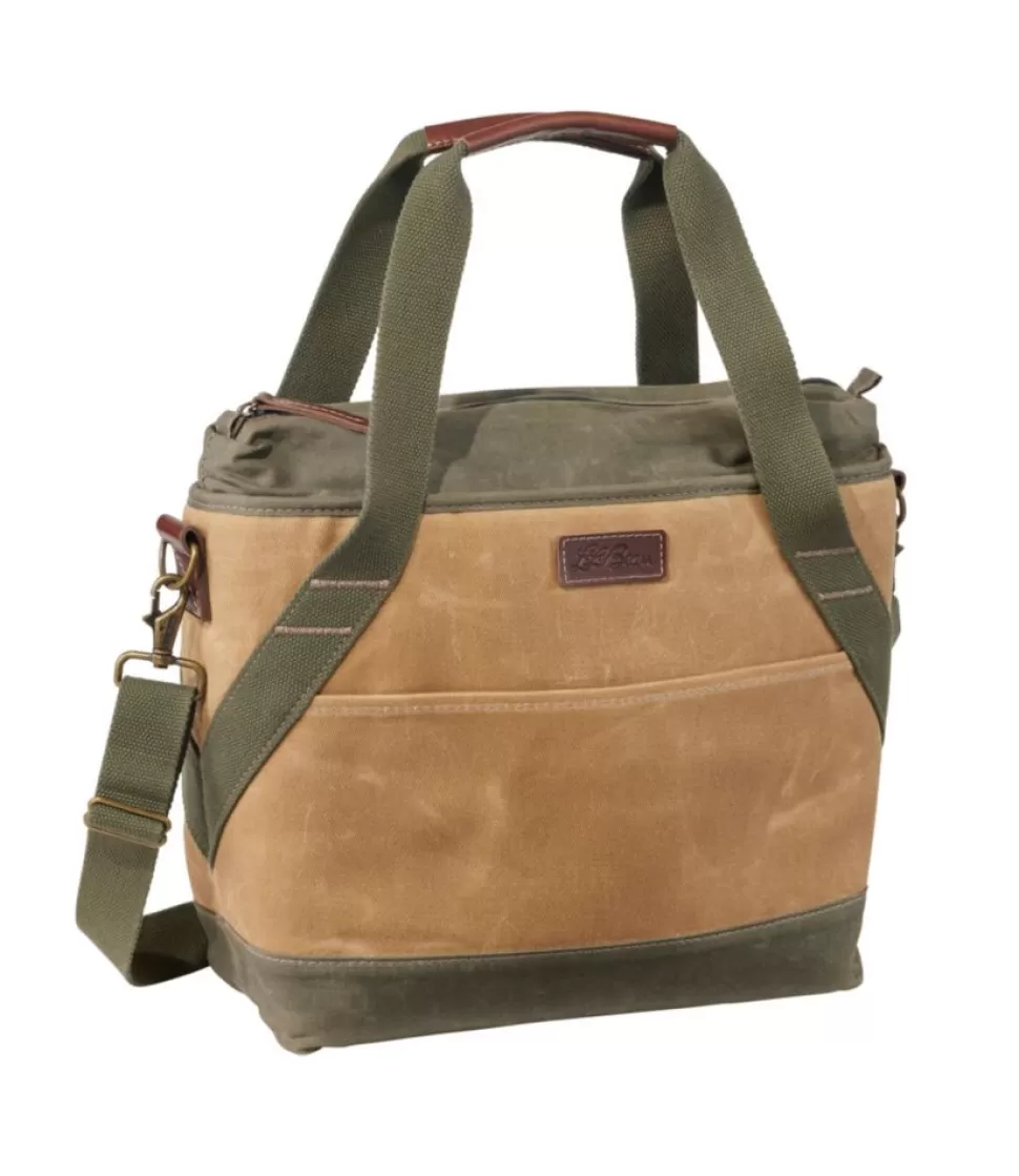 Discount "Insulated Waxed-Canvas Tote, Medium" Camping & Hiking | Outdoor Accessories