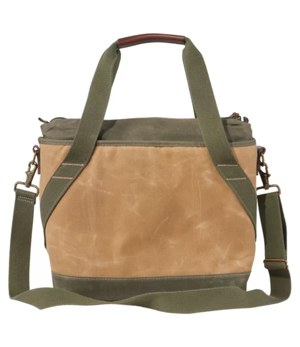 Discount "Insulated Waxed-Canvas Tote, Medium" Camping & Hiking | Outdoor Accessories