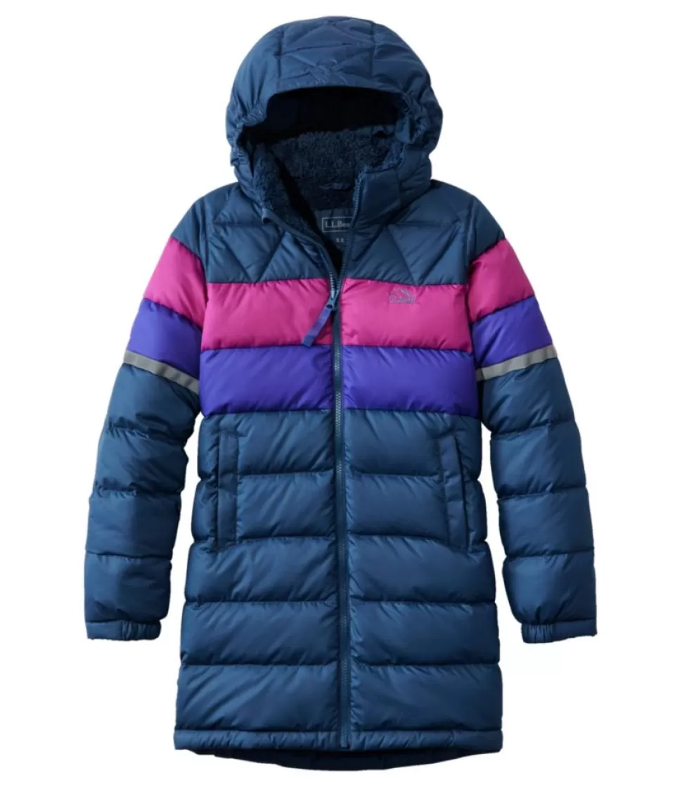 Outlet "Kids' Bean's Down Coat, Colorblock" Kids Jackets & Vests | Insulated Jackets