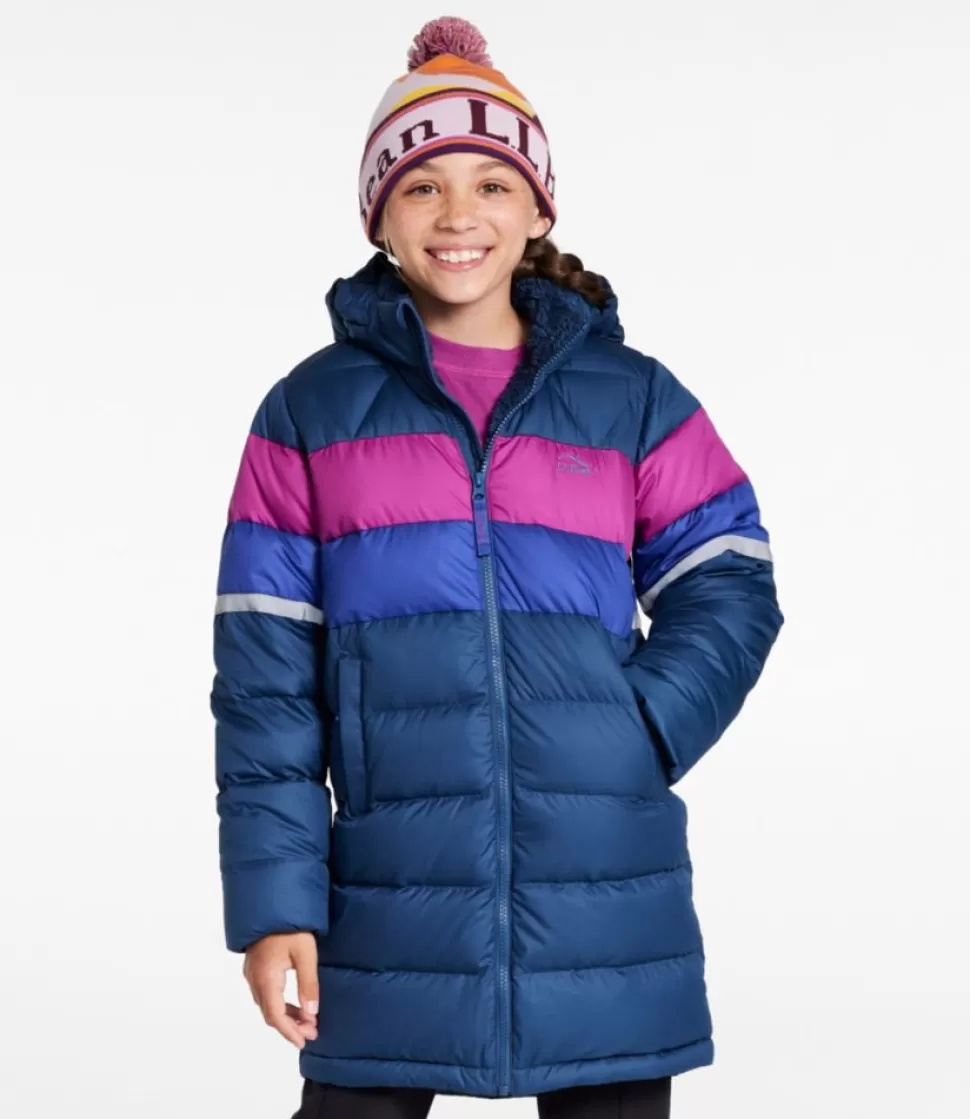 Outlet "Kids' Bean's Down Coat, Colorblock" Kids Jackets & Vests | Insulated Jackets