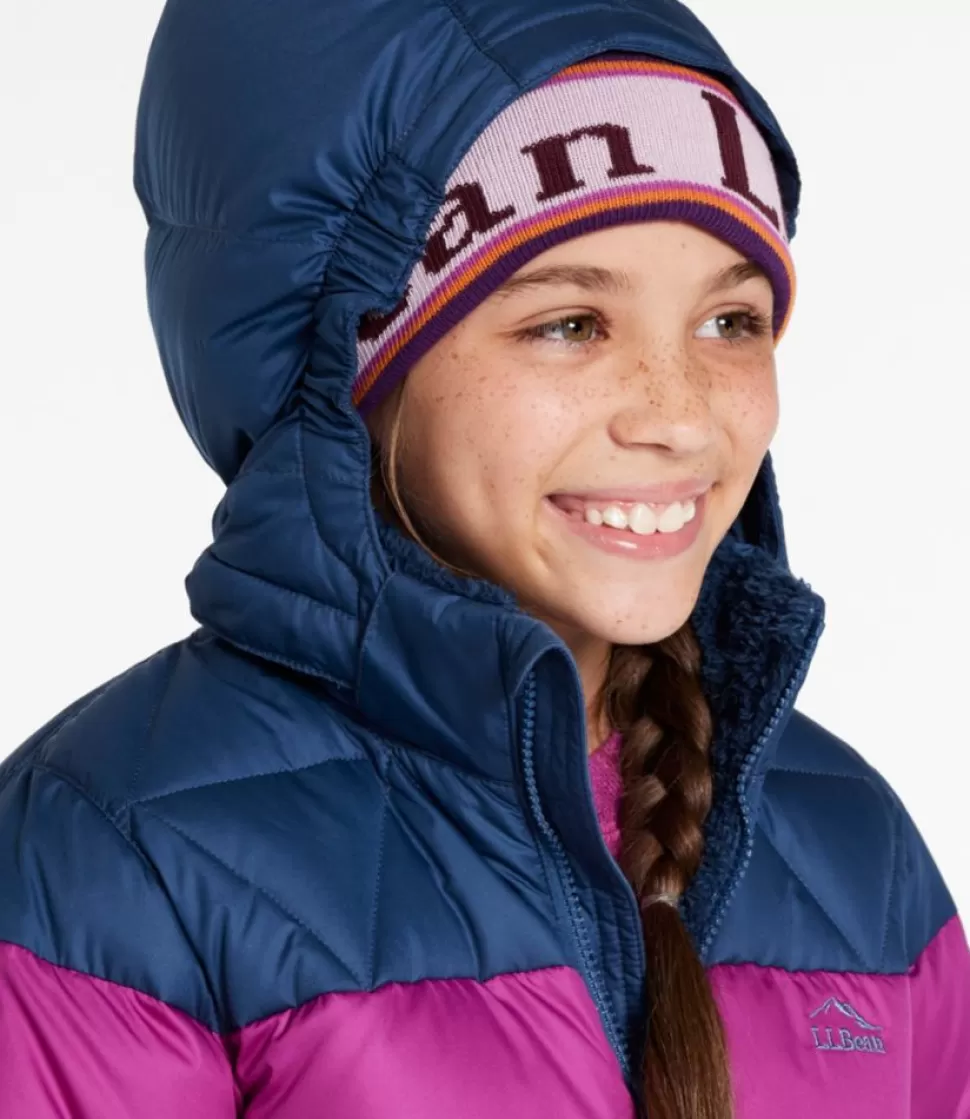 Outlet "Kids' Bean's Down Coat, Colorblock" Kids Jackets & Vests | Insulated Jackets