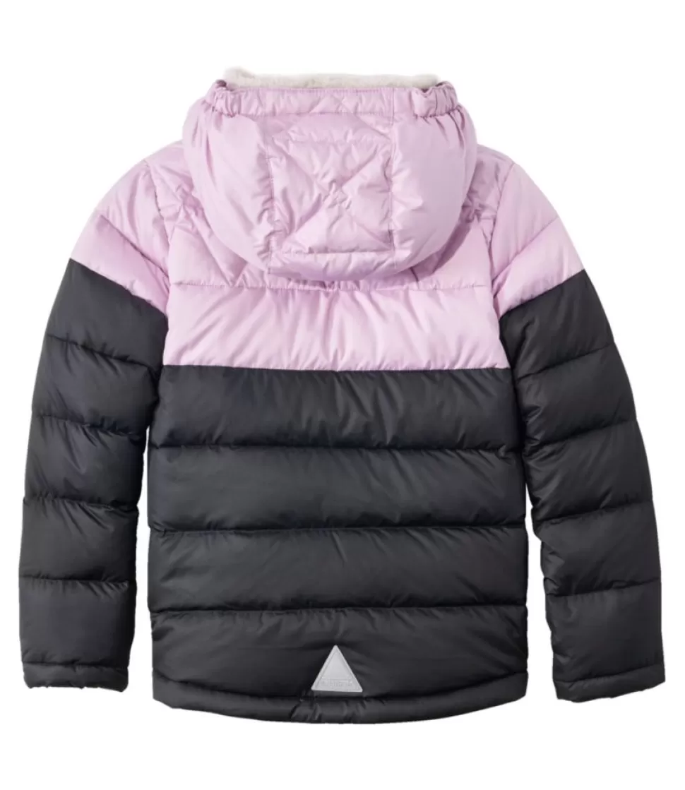 Clearance "Kids' Bean's Down Jacket, Colorblock" Kids Jackets & Vests | Insulated Jackets