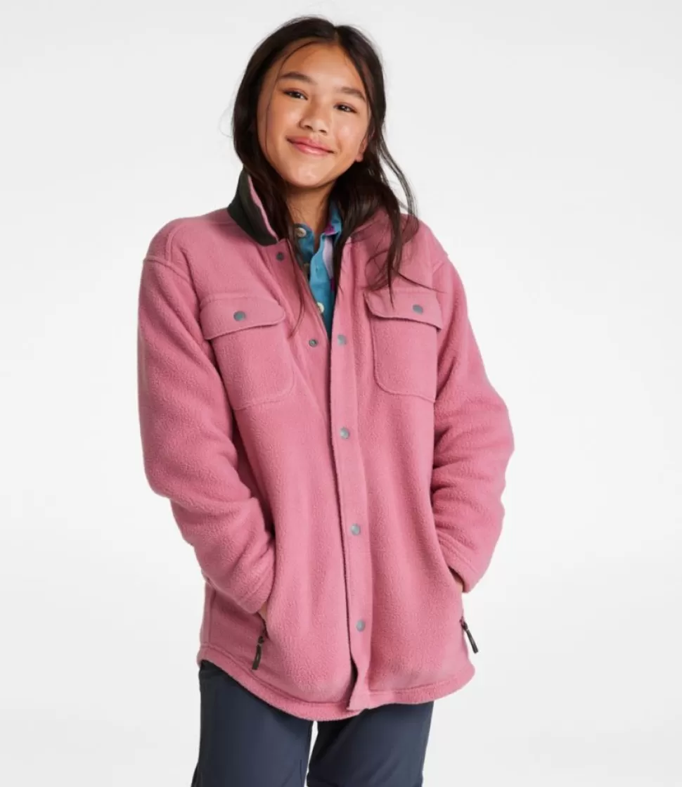 Store "Kids' Cozy Fleece Shirt Jacket" Kids Tops | Jackets & Vests