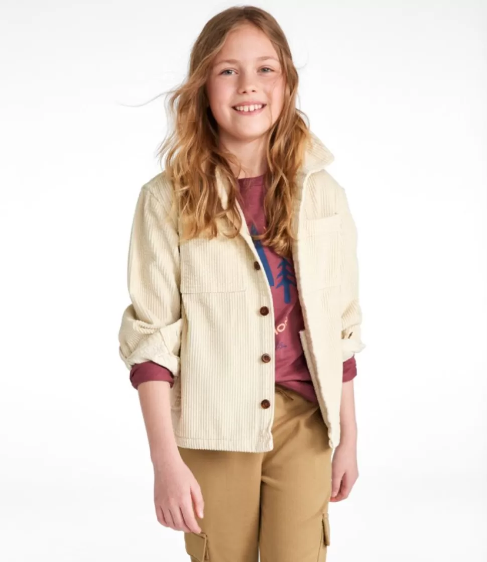 New "Kids' Comfort Corduroy Shirt" Kids Tops | Accessories