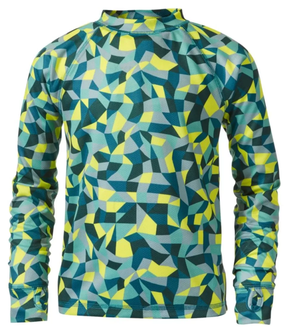 Fashion "Kids' Wicked Warm Midweight Long Underwear, Top Print" Kids Base Layers