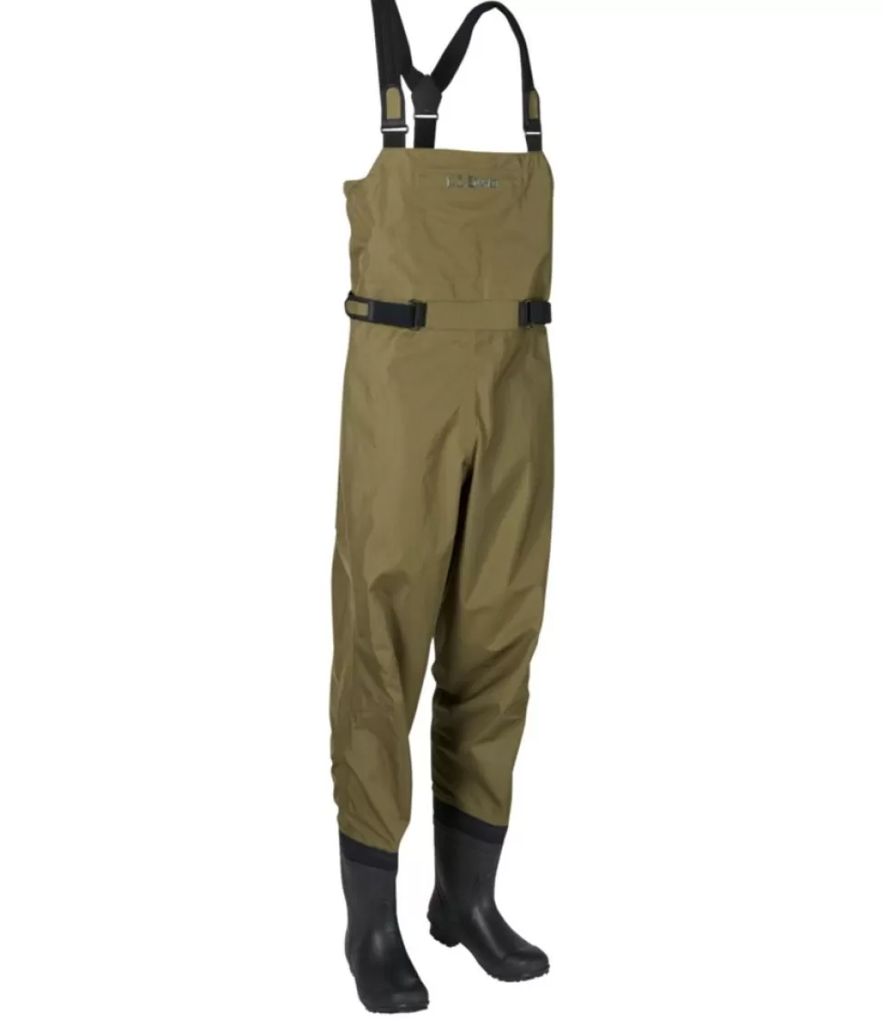 Clearance "Men's Angler Super Seam TEK Boot-Foot Waders" Fishing