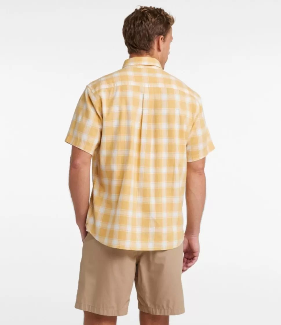 Sale "Men's Backyard BBQ Shirt, Short-Sleeve, Traditional Untucked Fit, Plaid" Shirts