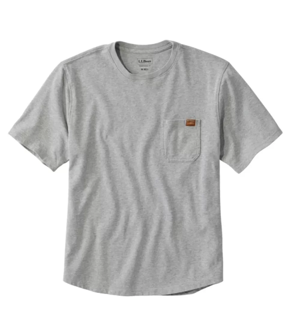 Clearance "Men's BeanBuilt Cotton Tees, Pocket, Short-Sleeve" Shirts