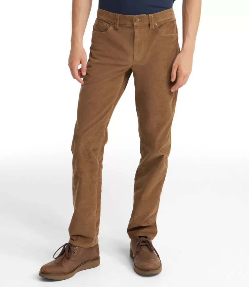 Hot "Men's BeanFlex® Corduroy Pants, Five-Pocket, Standard Fit, Straight Leg" Pants