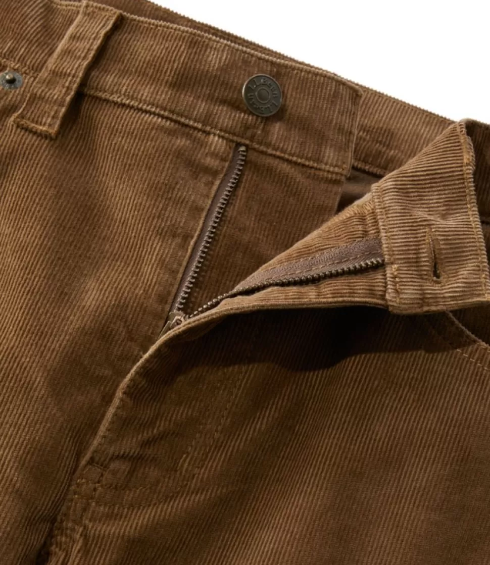 Hot "Men's BeanFlex® Corduroy Pants, Five-Pocket, Standard Fit, Straight Leg" Pants