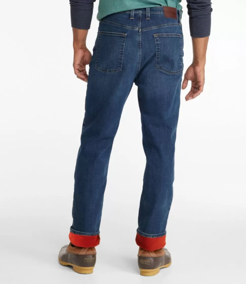 Flash Sale "Men's BeanFlex® Jeans, Classic Fit, Fleece-Lined" Jeans