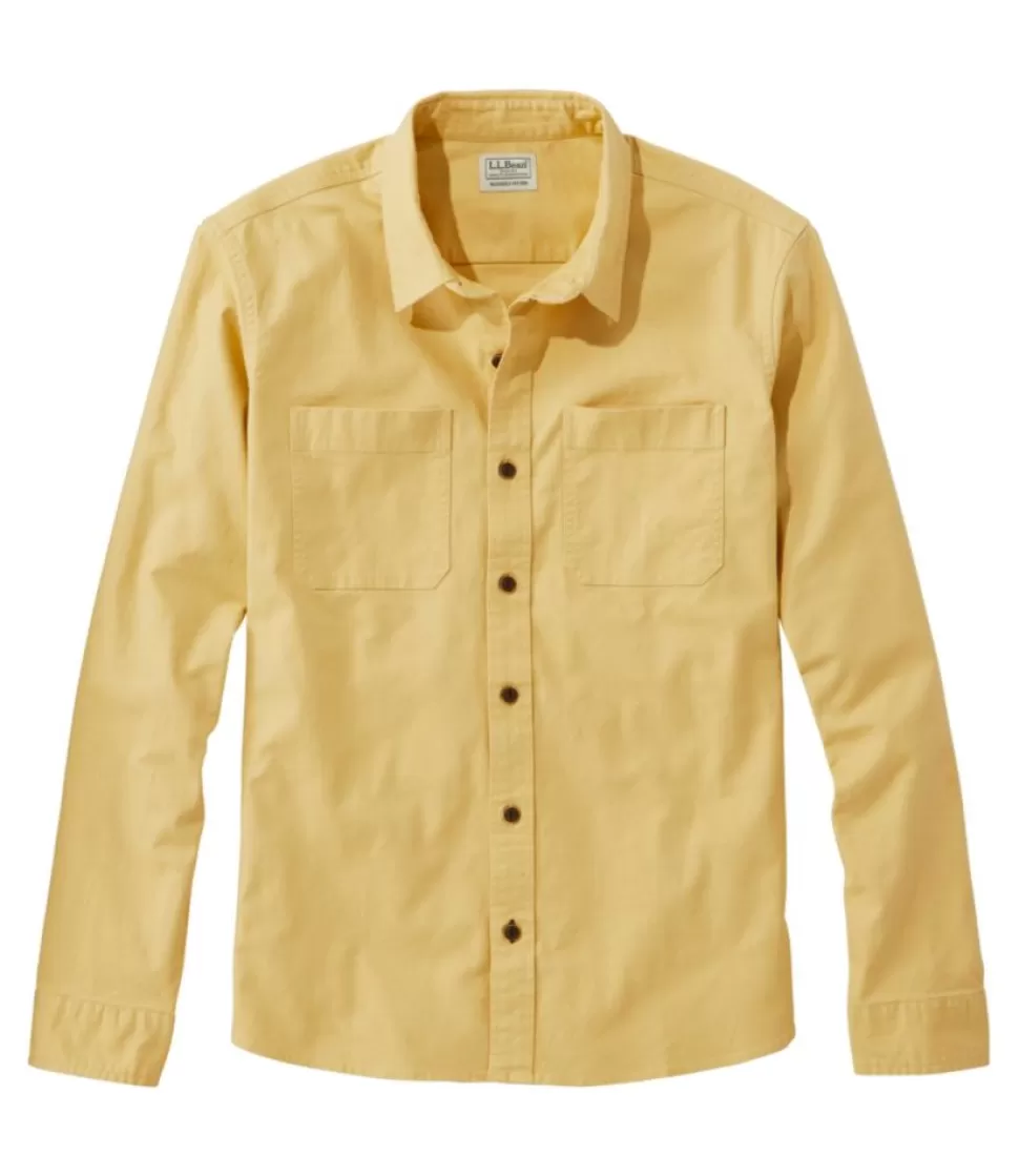 Online "Men's BeanFlex® Twill Shirt, Slightly Fitted Untucked Fit, Long-Sleeve" Shirts