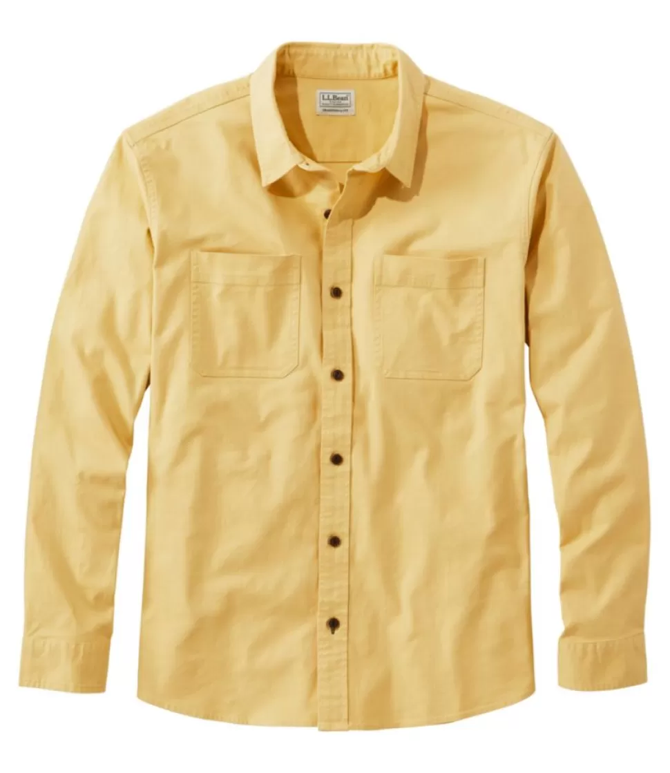 Clearance "Men's BeanFlex® Twill Shirt, Traditional Untucked Fit, Long-Sleeve" Shirts