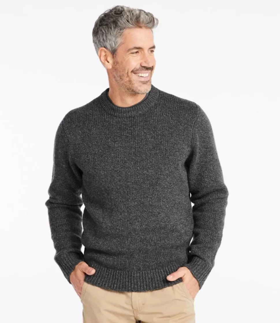 Clearance "Men's Bean's Classic Ragg Wool Sweater, Crewneck" Sweaters