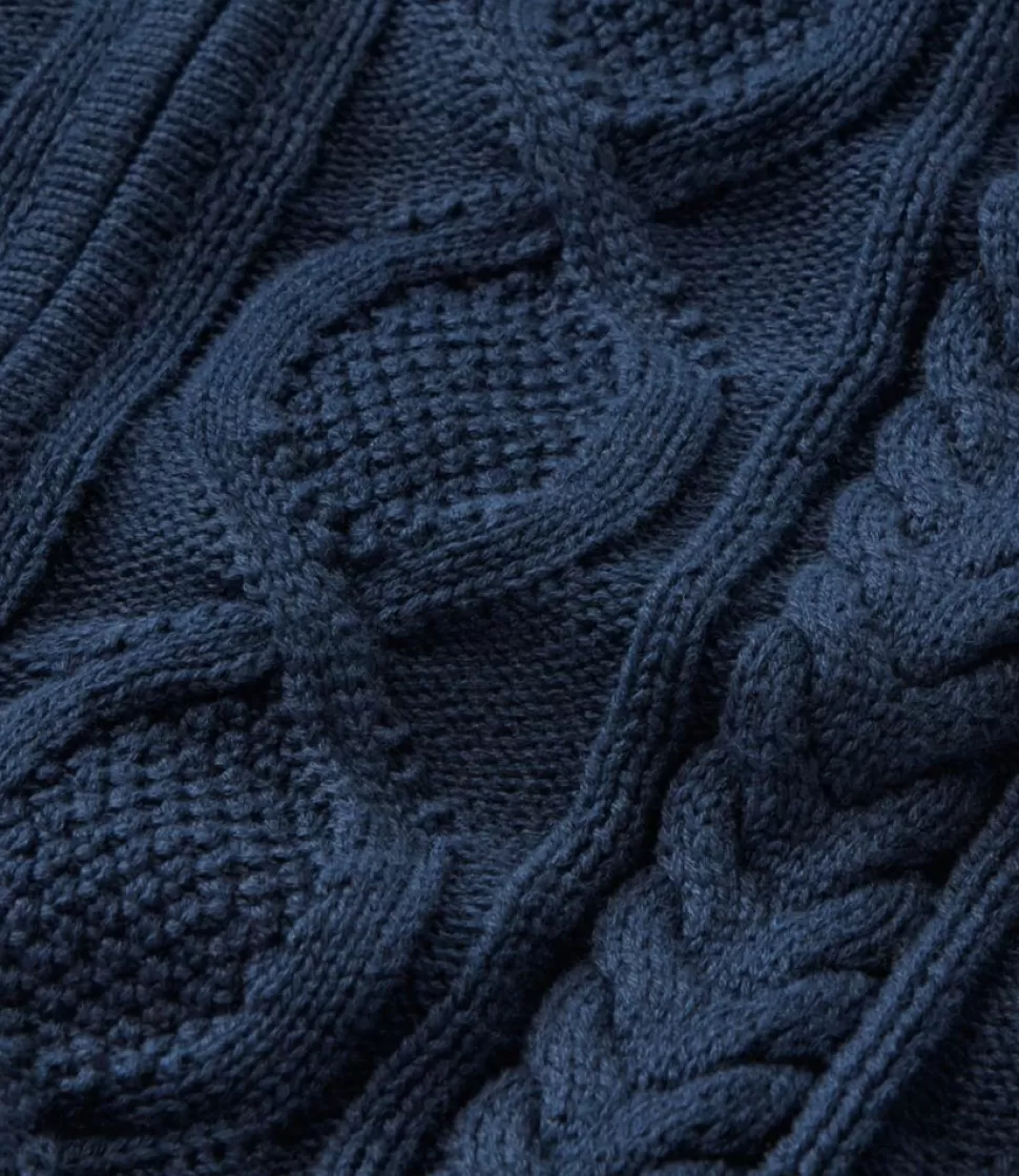 Clearance "Men's Bean's Heritage Soft Cotton Fisherman Sweater, Full-Zip" Sweaters