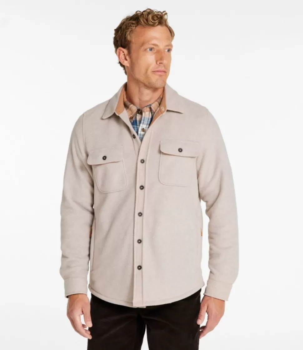 Flash Sale "Men's Bean's Mariner Fleece Shirt" Fleece | Fleece