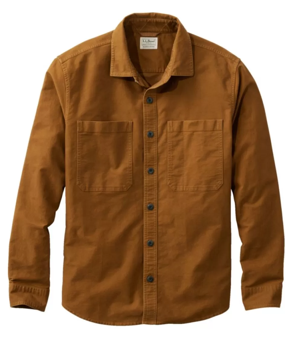 Store "Men's Bean's Moleskin Shirt, Slightly Fitted Untucked Fit" Shirts