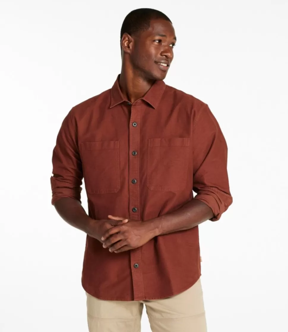 Store "Men's Bean's Moleskin Shirt, Slightly Fitted Untucked Fit" Shirts