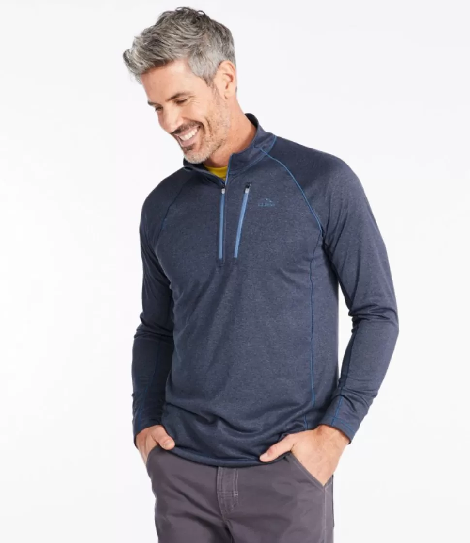 Cheap "Men's Bean's Quick Dry Trail Tee 1/4 Zip" Shirts | Activewear