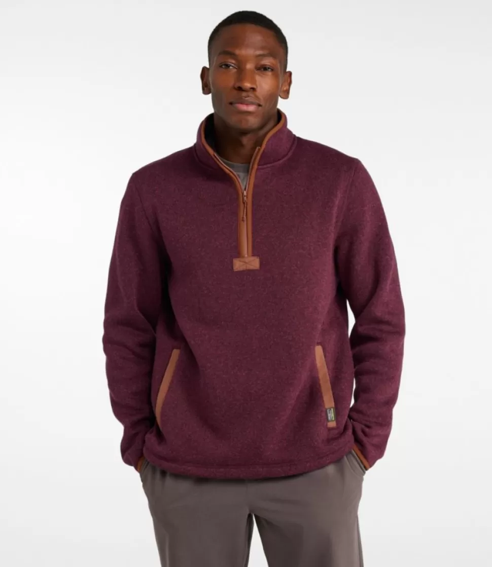 Best Sale "Men's Bean's Sweater Fleece Half-Zip Pullover" Fleece | Activewear