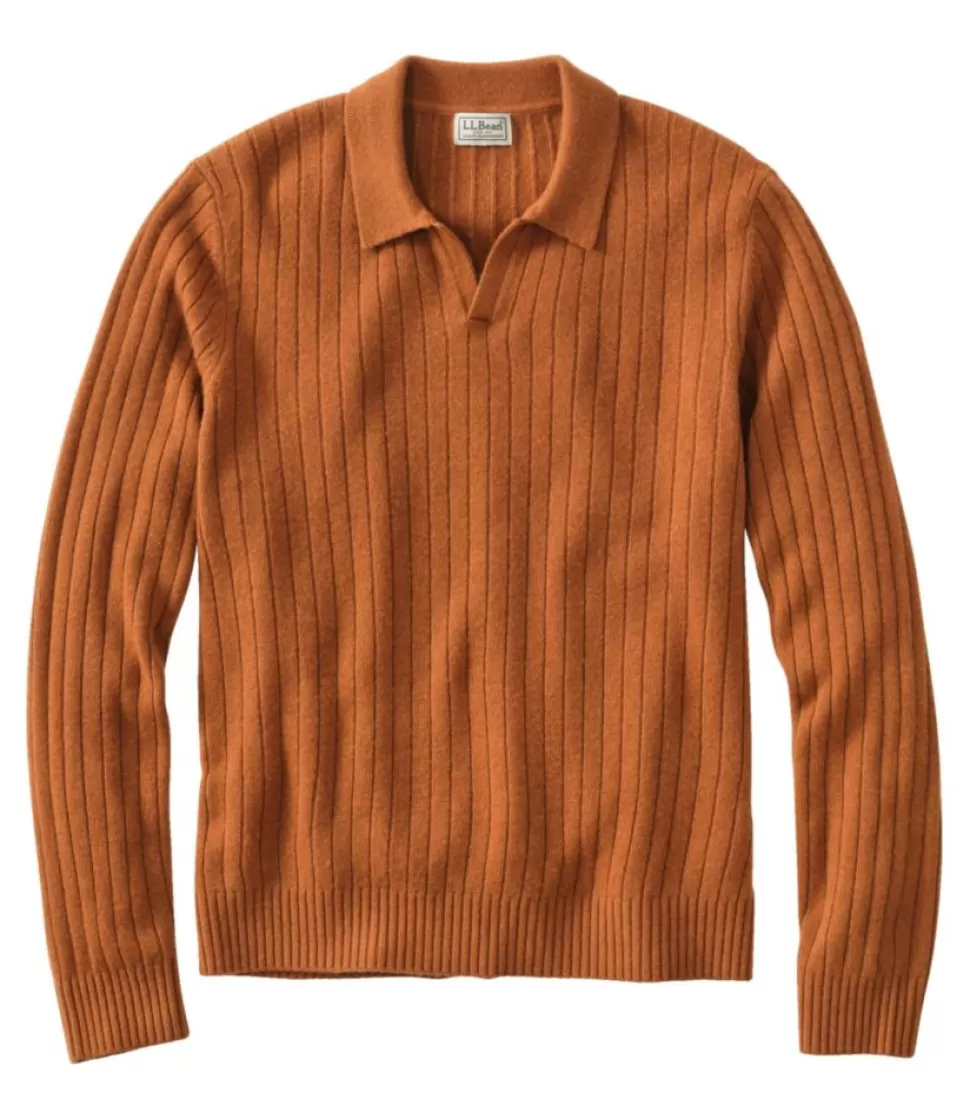 Sale "Men's Bean's Ultrasoft Wool Polo Sweater" Sweaters