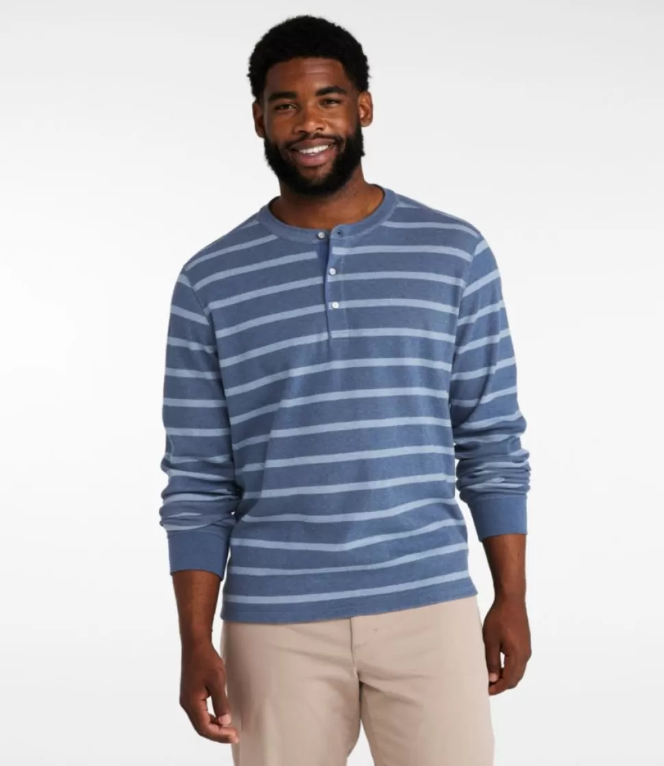 Discount "Men's Bean's Vintage Soft Knit Henley, Stripe" Shirts