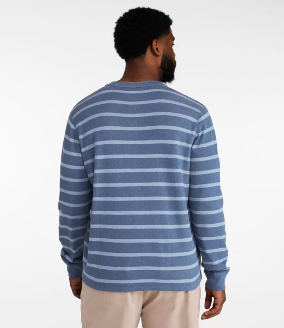 Discount "Men's Bean's Vintage Soft Knit Henley, Stripe" Shirts
