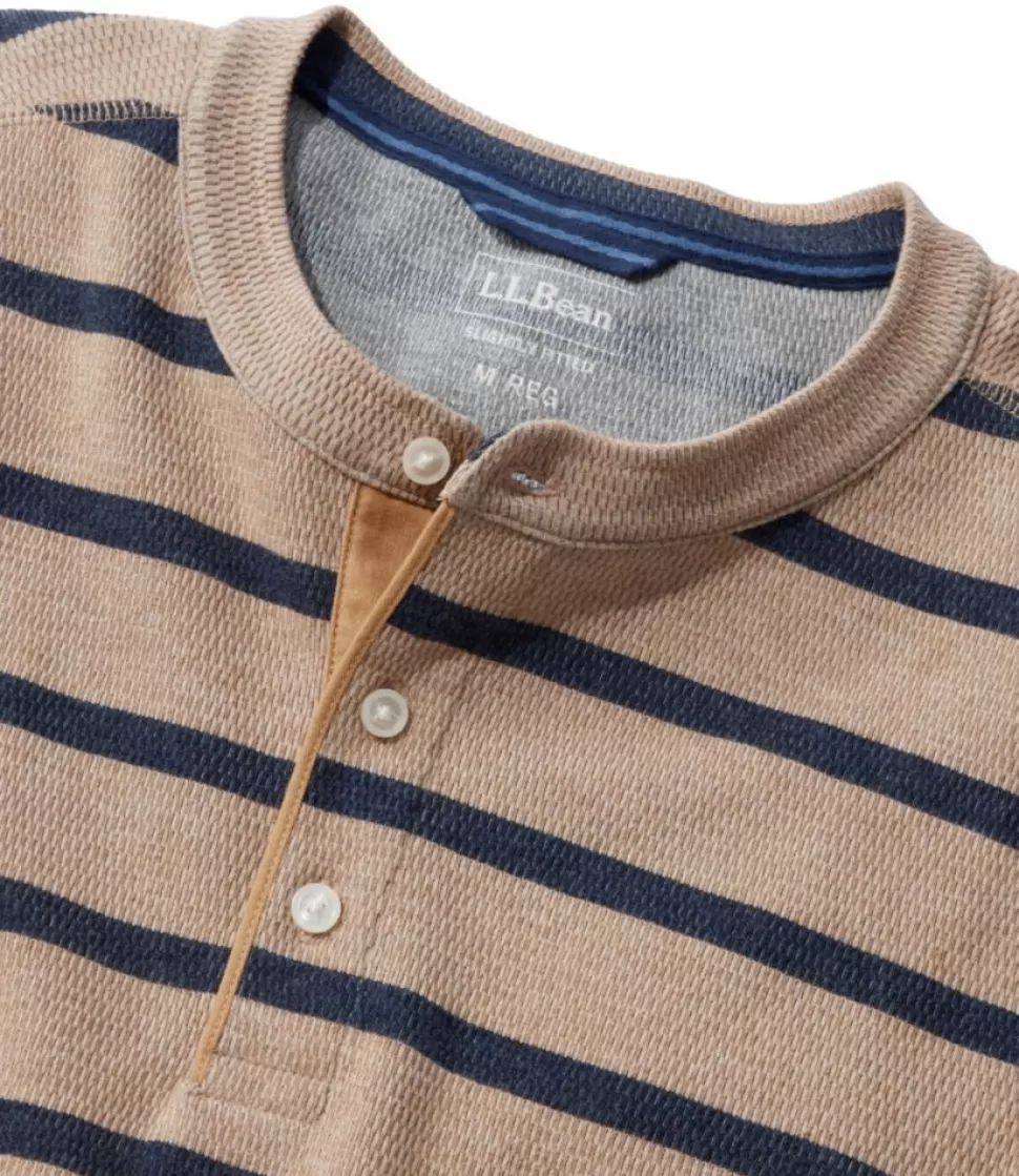 Discount "Men's Bean's Vintage Soft Knit Henley, Stripe" Shirts