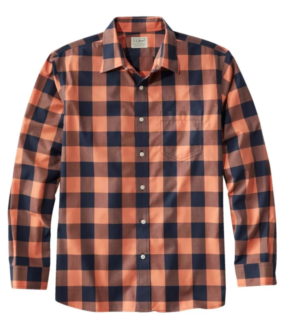 Online "Men's Bean's Wrinkle-Free Everyday Shirt, Traditional Untucked Fit, Plaid, Long-Sleeve" Shirts