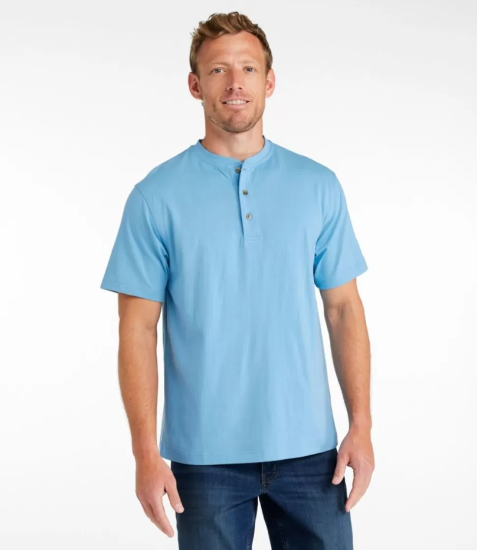 Clearance "Men's Carefree Unshrinkable Tee, Traditional Fit, Henley" Shirts