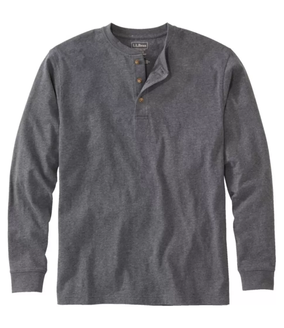 Shop "Men's Carefree Unshrinkable Tee, Traditional Fit, Long-Sleeve Henley" Shirts