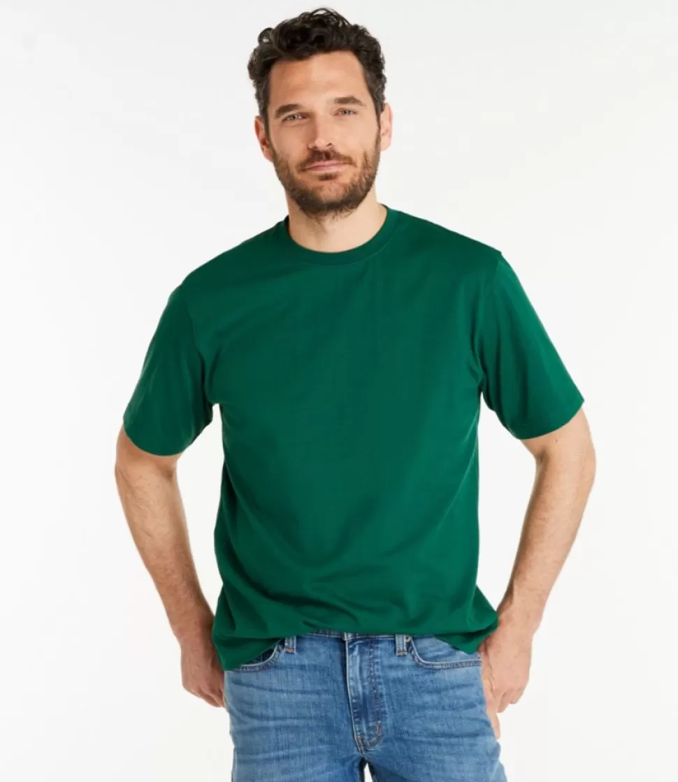 Discount "Men's Carefree Unshrinkable Tee, Traditional Fit Short-Sleeve" Shirts