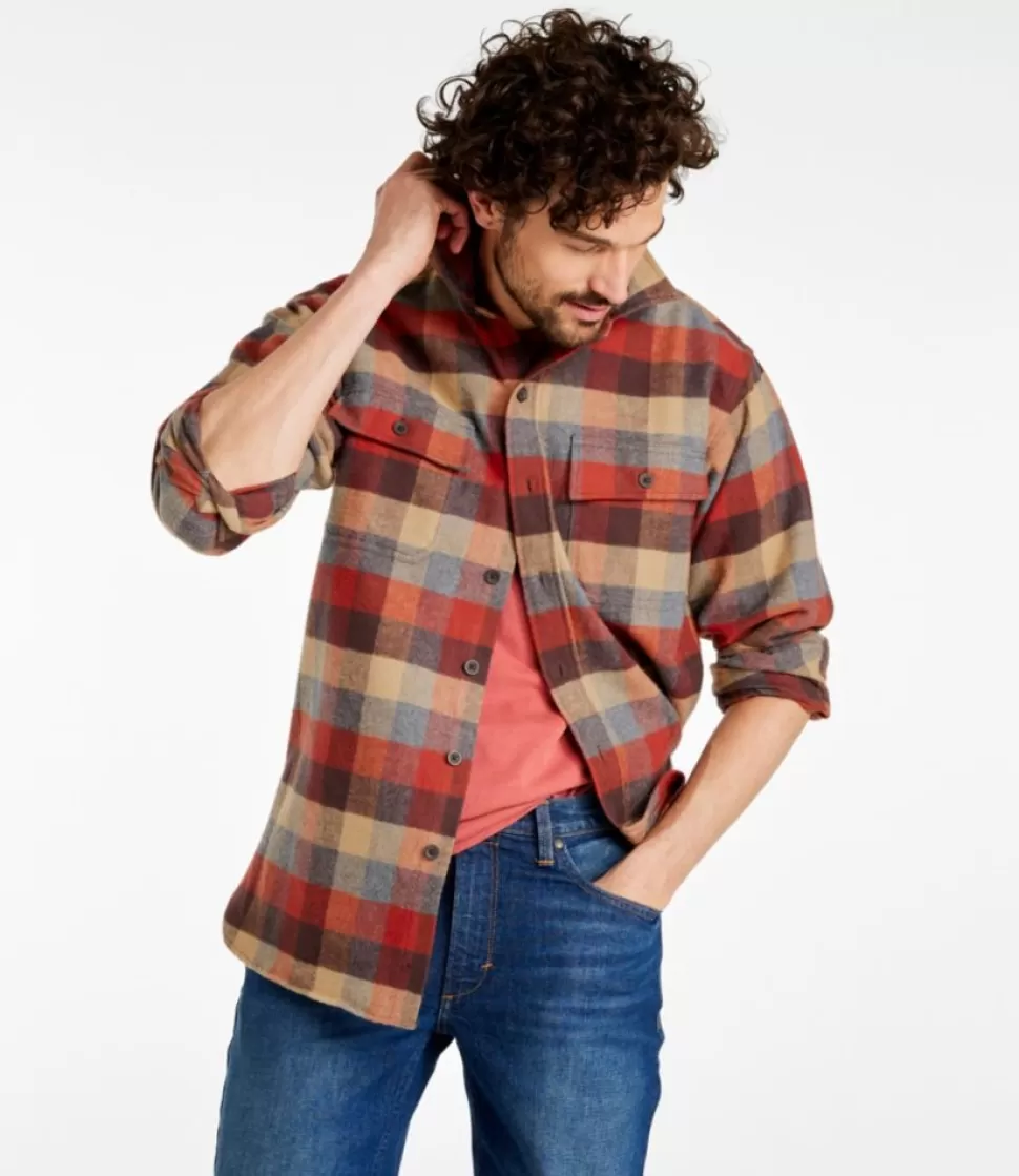 Cheap "Men's Chamois Shirt, Traditional Fit, Plaid" Shirts