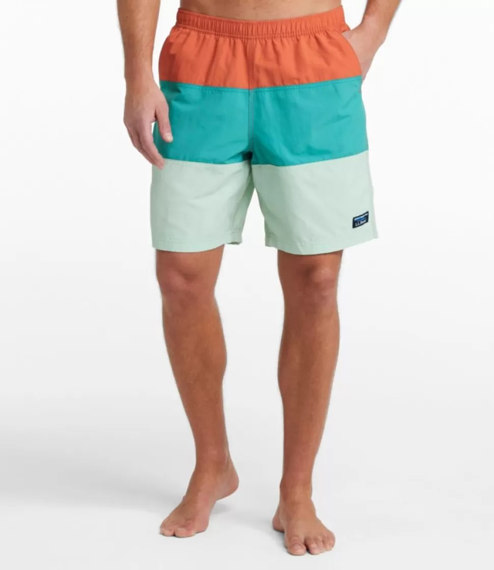 Best "Men's Classic Supplex Sport Shorts, Colorblock, 8"" Shorts | Swimwear